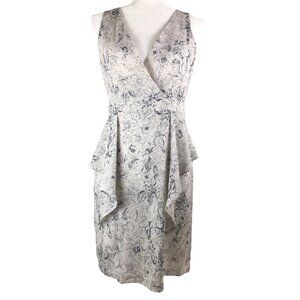 Kut From The Cloth Gray Cut-Out Faux  Wrap Dress Size Medium NWT